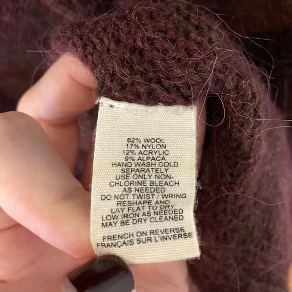 Anthropologie (Sleeping on Snow) Layered Alpaca Sweater - Picture 7 of 12